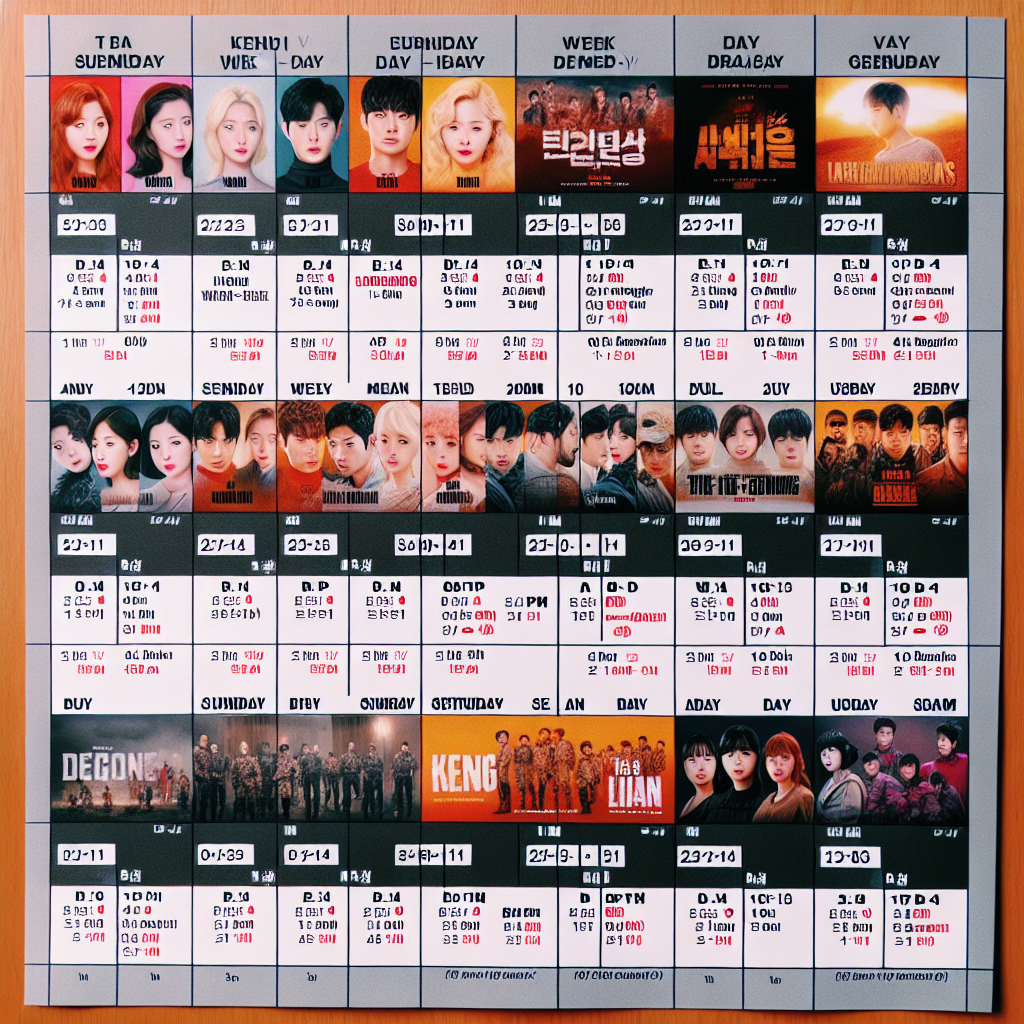 TVN DRAMA 편성표, 금주 드라마 방송일정 요약