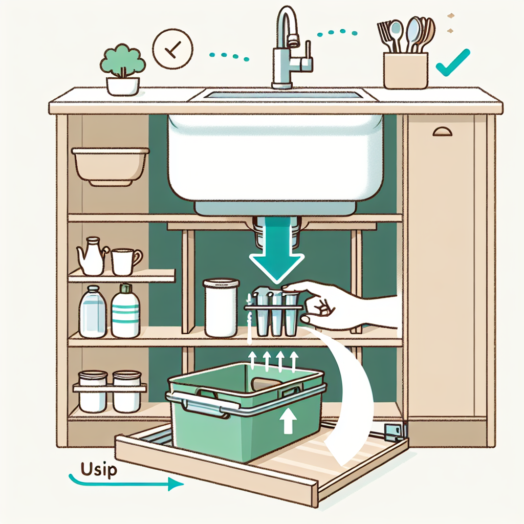 싱크대 수납 높이 조절법, 사용 빈도 따라 더 편리하게 구성하는 요령