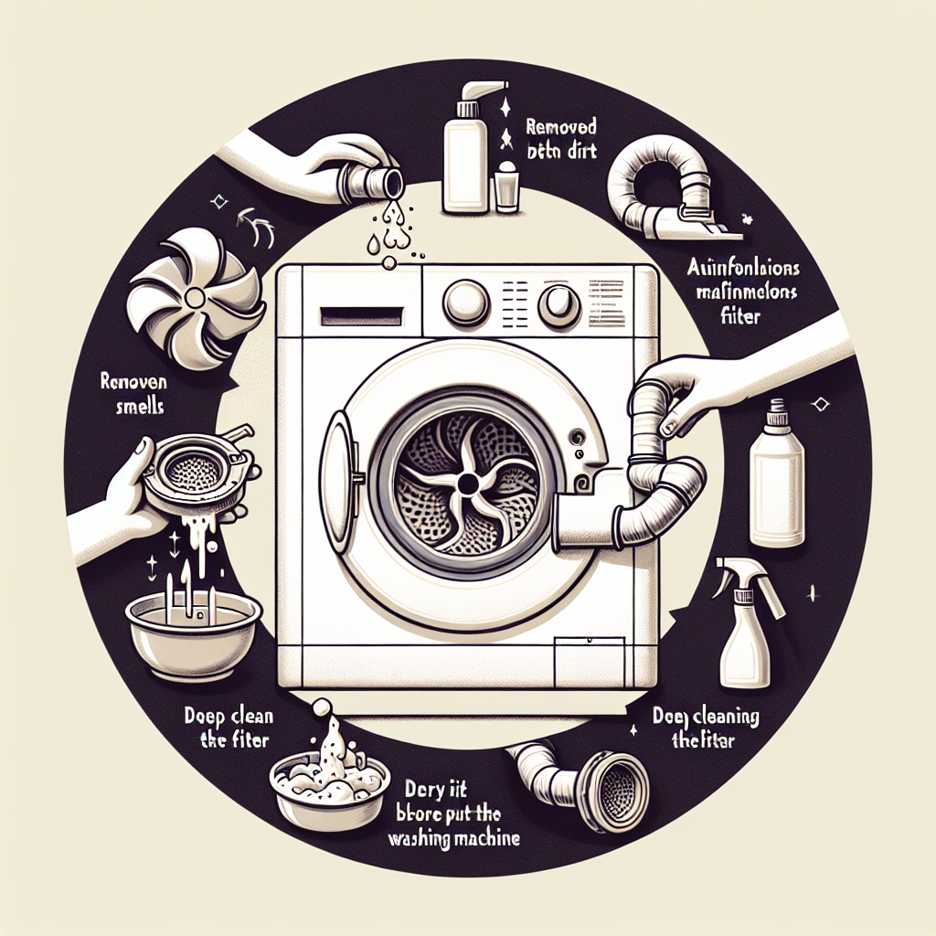 세탁기 배수필터 관리법, 냄새와 고장 모두 예방하는 핵심 루틴
