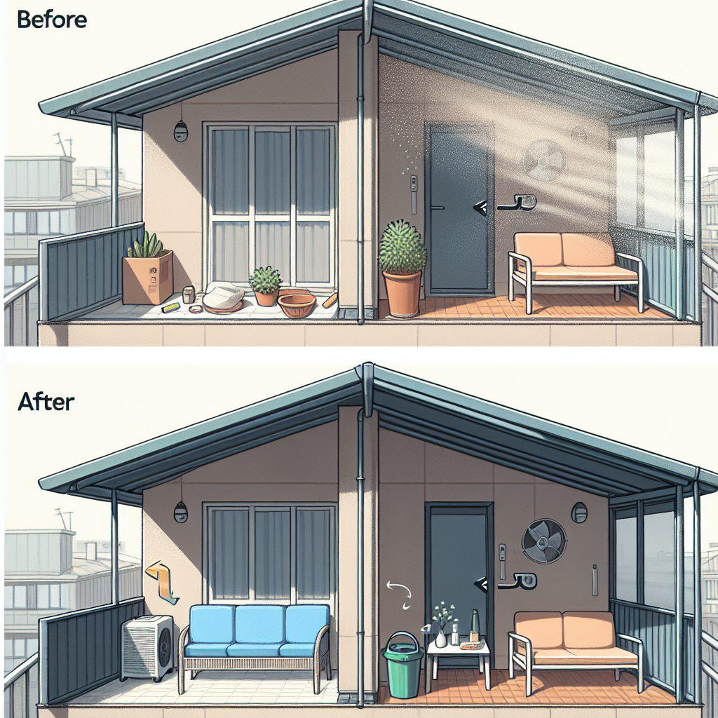 베란다 먼지 날림 줄이기, 외풍 차단만 해도 확 달라지는 효과