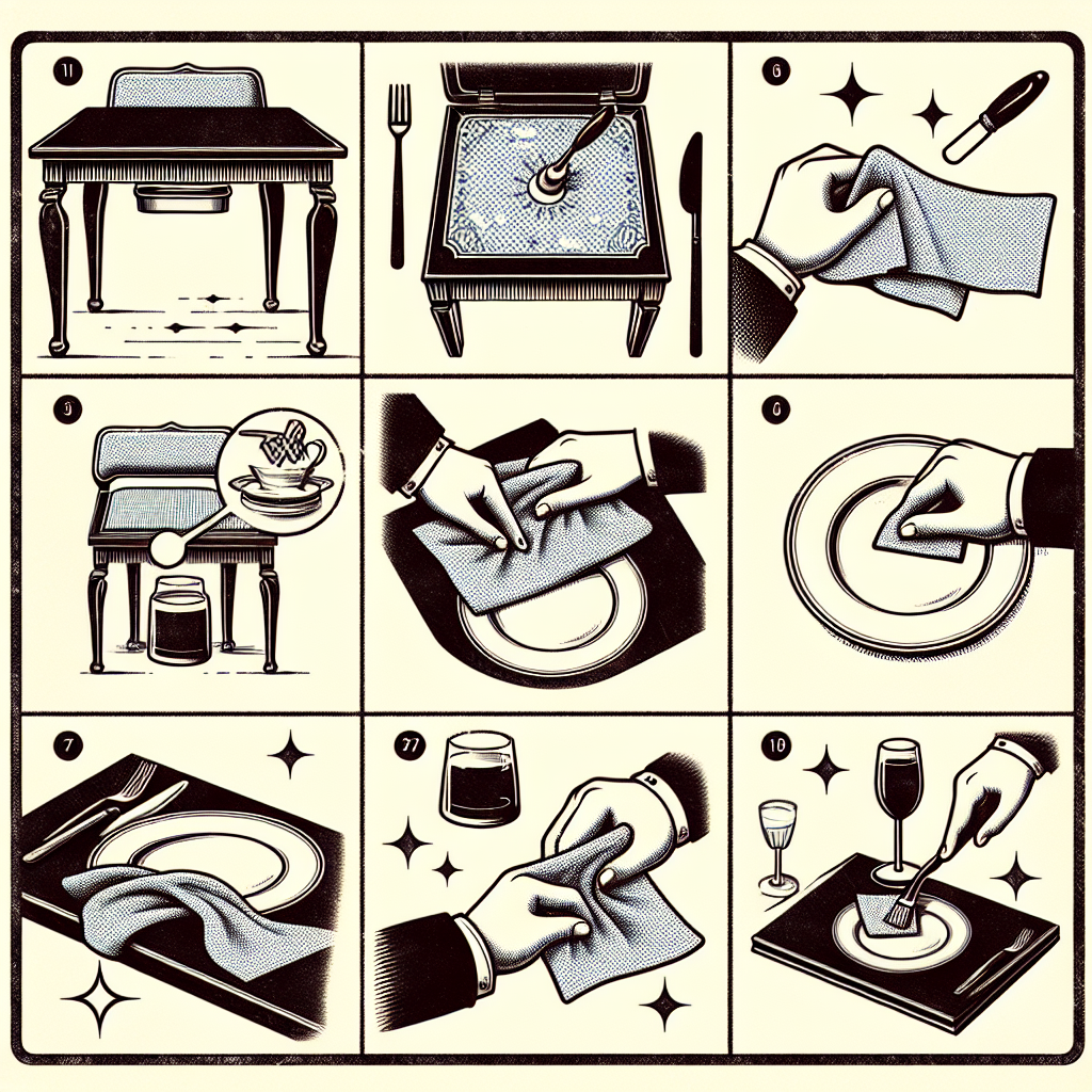 식탁 매트 얼룩 제거, 물티슈만으로 해결되는 간단한 요령