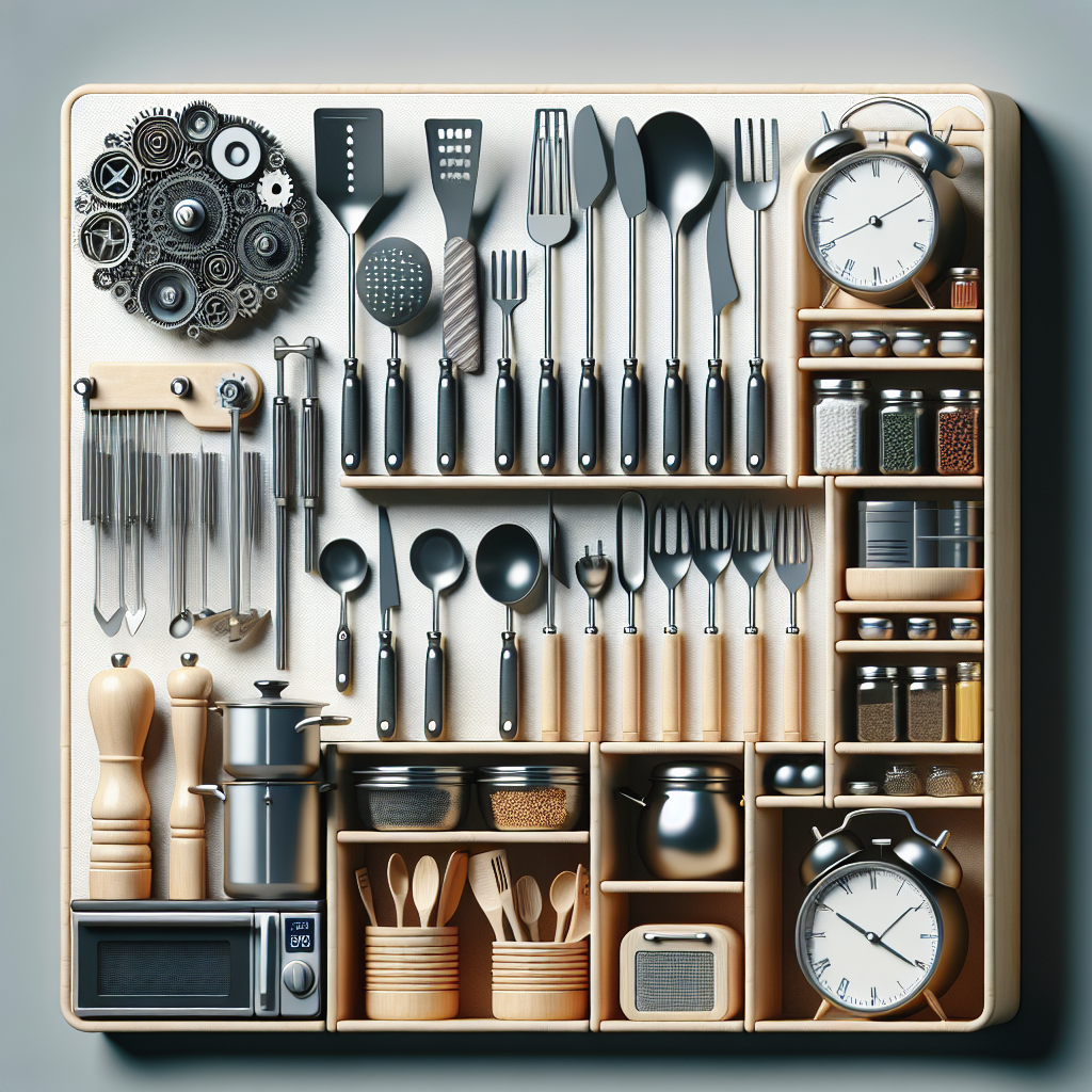 주방 조리도구 분류법, 요리 시간 단축되는 효율적 배열