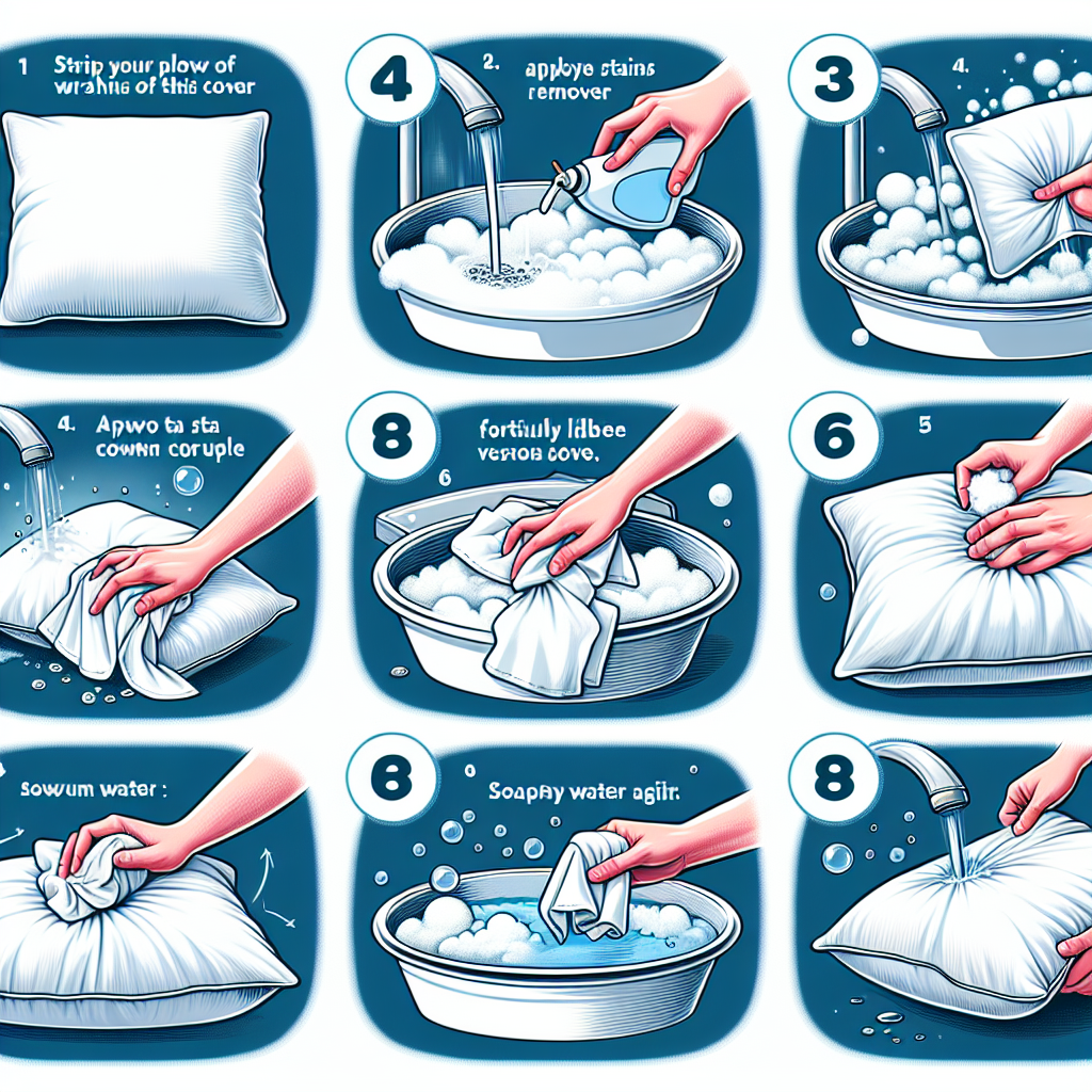 베개 내부 세척법, 숨은 찌든 때까지 제거하는 올바른 세탁 루틴