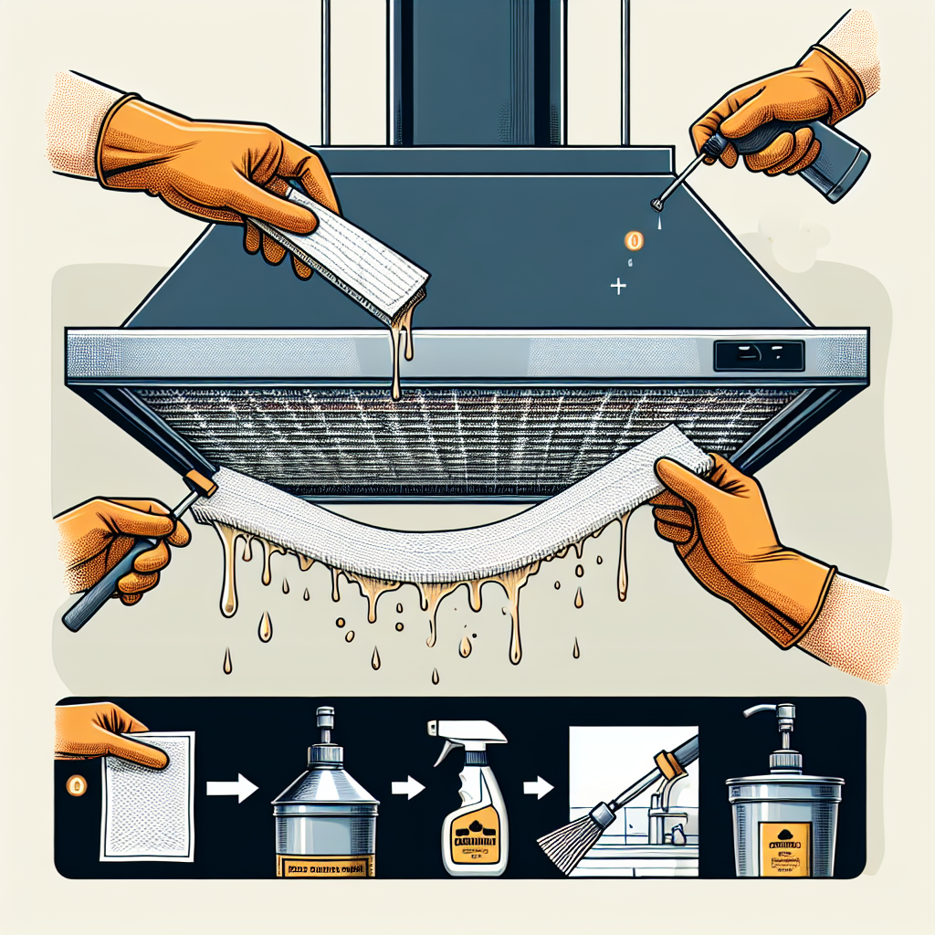 주방 후드 필터 냄새 제거, 기름때와 냄새 모두 잡는 관리법