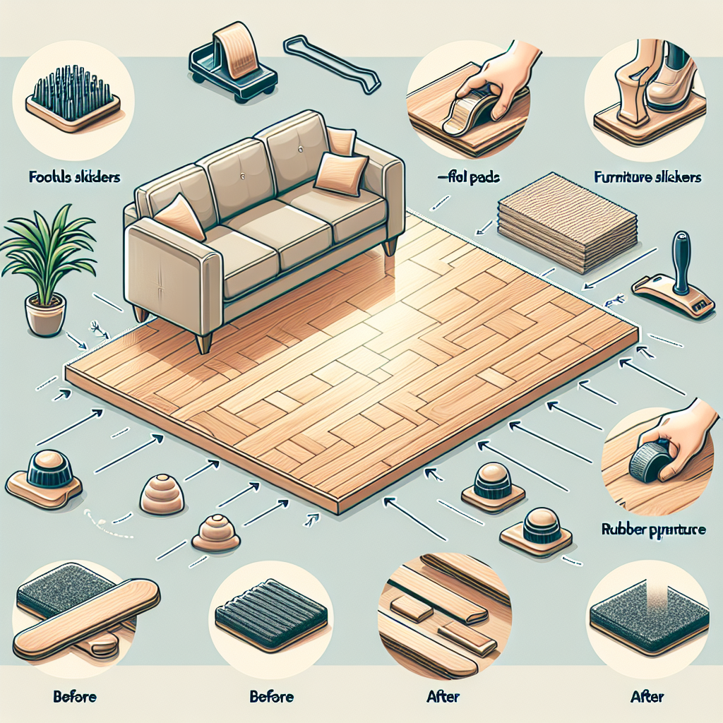 나무 바닥 찍힘 방지, 가구 이동 시 생기는 손상 줄이는 방법