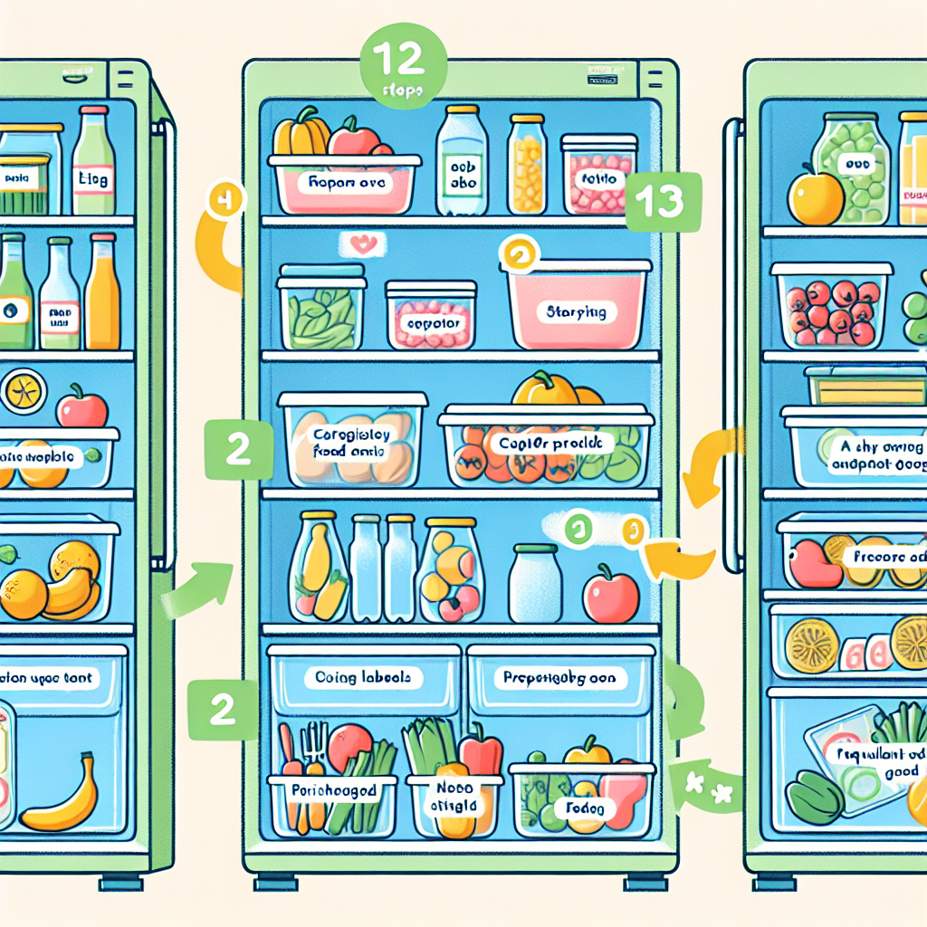 냉장고 정리 순서, 음식물 쓰레기가 줄어드는 배치 방법