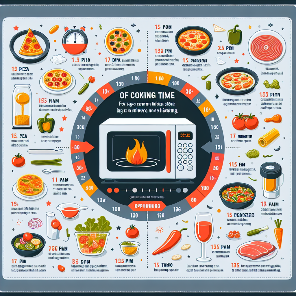 전자레인지 조리시간 최적화, 식품별 가장 깨끗하게 가열되는 기준