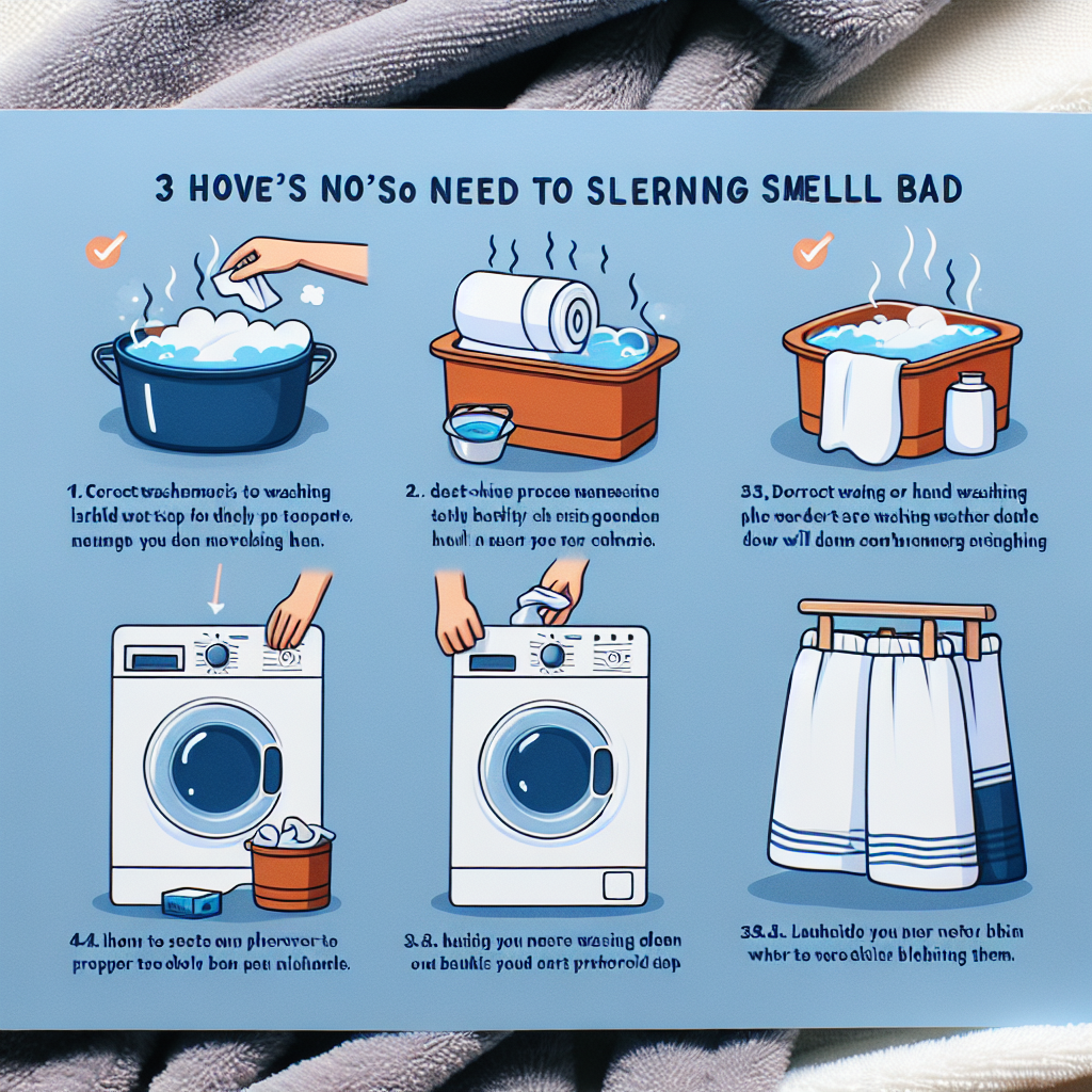 수건 냄새 안 나게 세탁하는 법, 삶지 않아도 되는 이유 수건 냄새 안 나게 세탁하는 법, 삶지 않아도 되는 이유