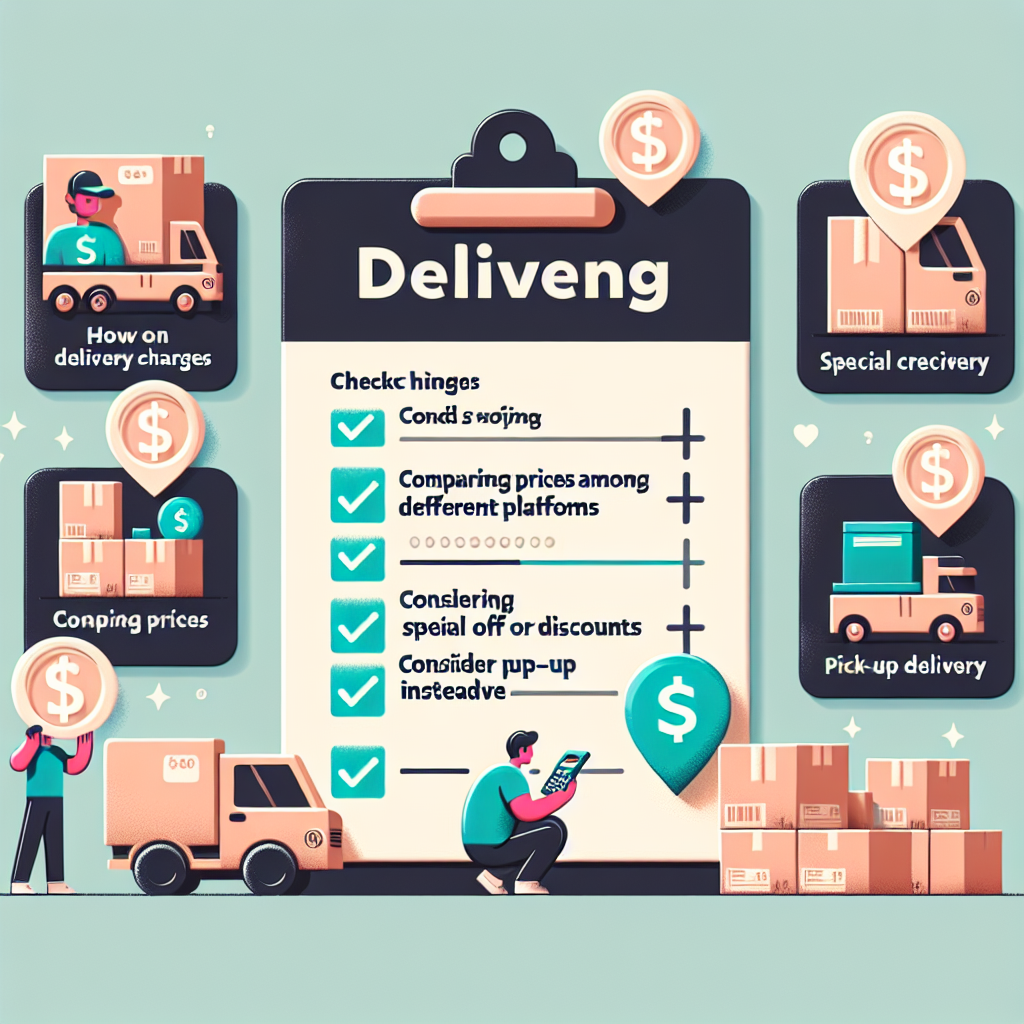 배달비 아끼는 법, 주문 전에 꼭 확인해야 할 포인트