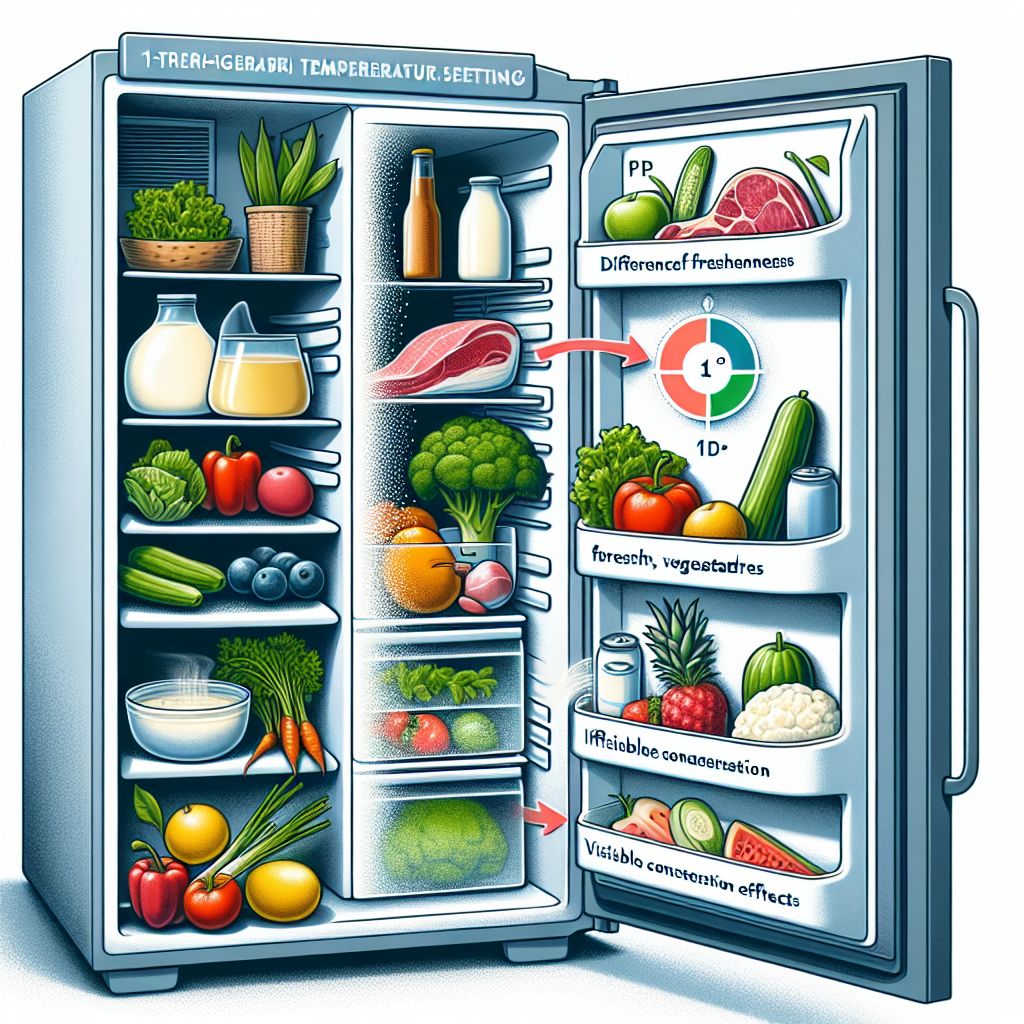 냉장고 온도 설정, 1도 차이로 신선도 달라지는 이유