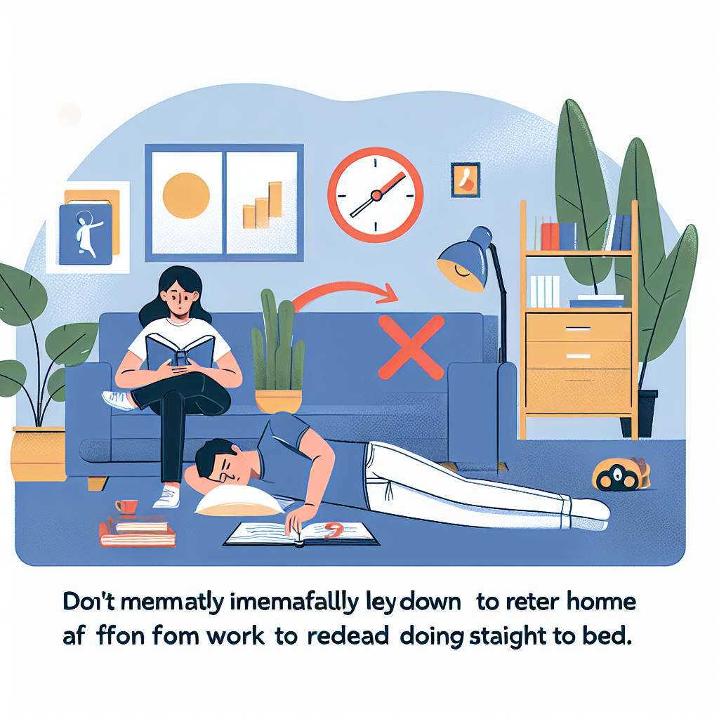퇴근 후 피로 줄이는 습관, 바로 눕지 말아야 하는 이유