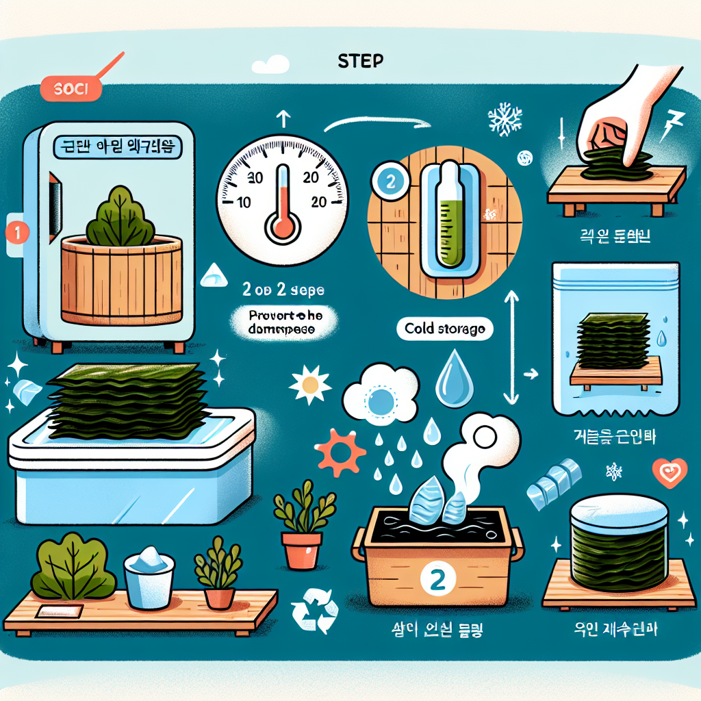 김 보관 방법, 눅눅함 막는 2단계 원칙