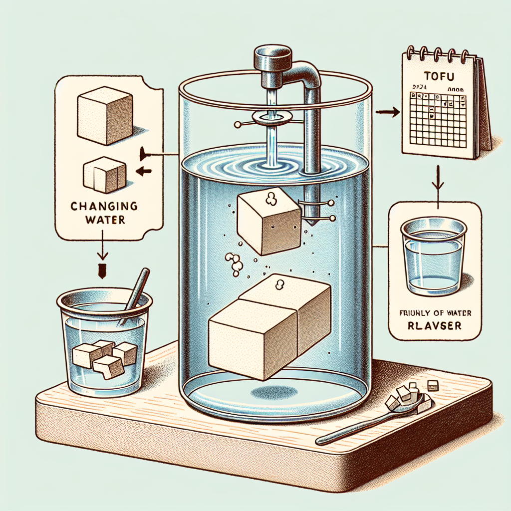 두부 보관법, 물 교체 주기 하나로 맛 유지되는 구조