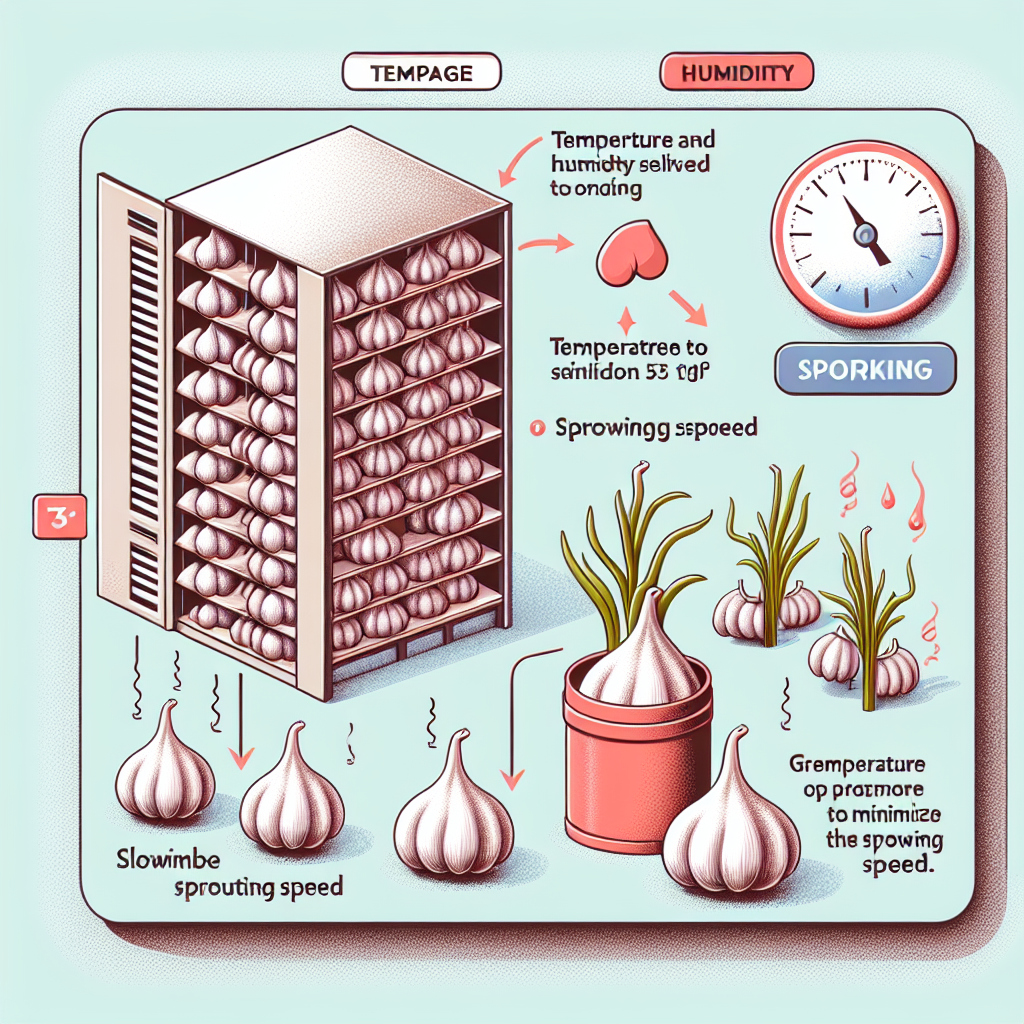 마늘 보관 위치, 싹 나는 속도 늦추는 기준