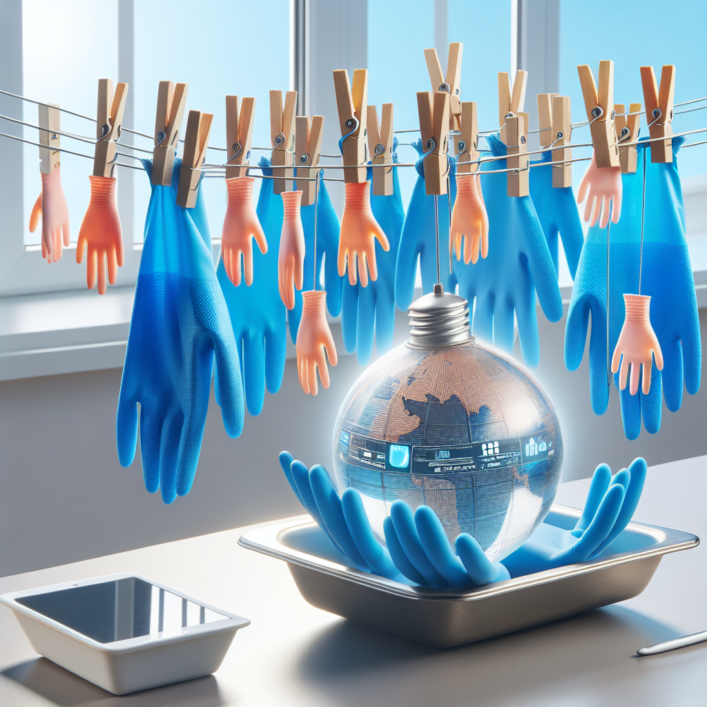 고무장갑 관리, 냄새 안 남게 말리는 각도