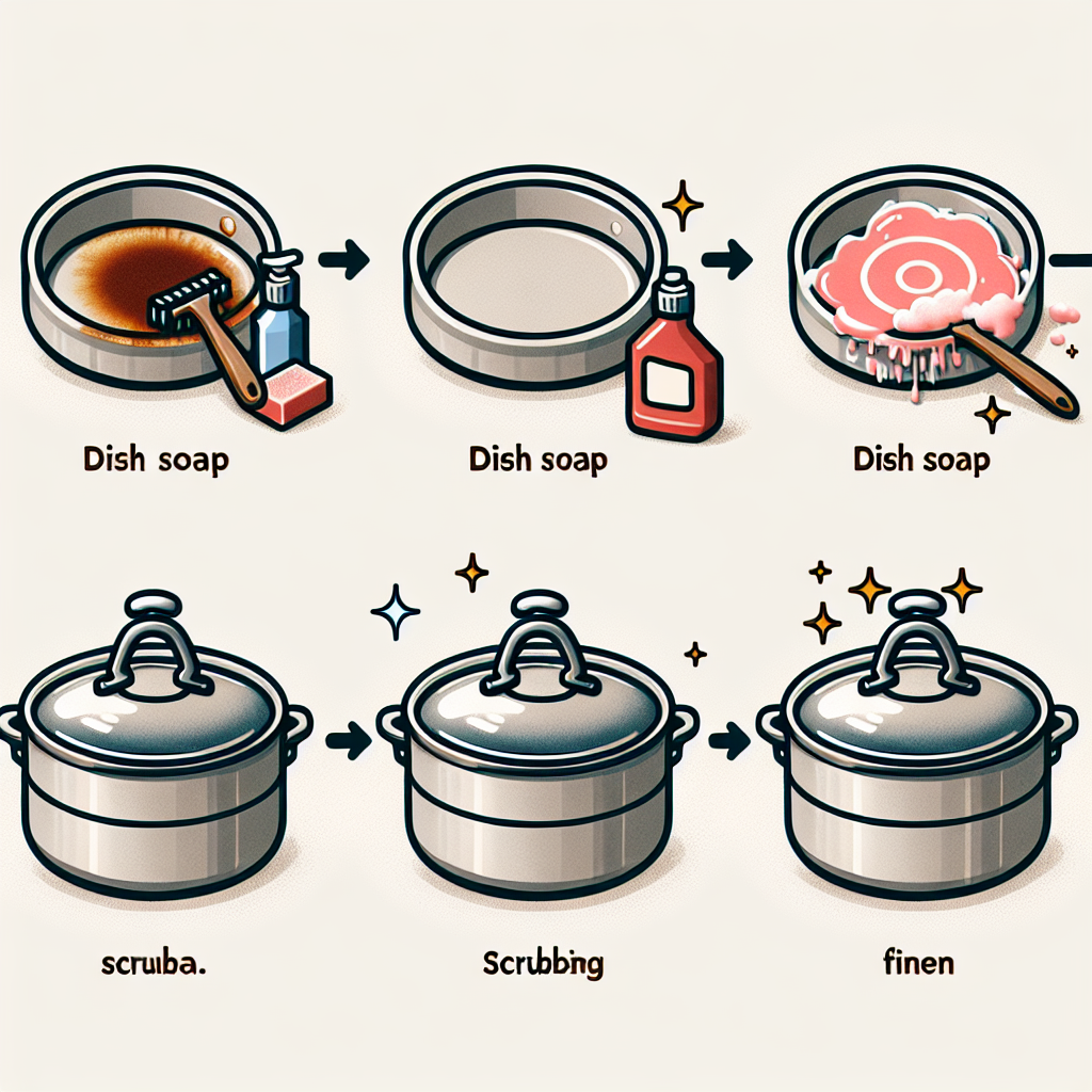 냄비 뚜껑 물때 제거, 얼룩 안 남는 순서