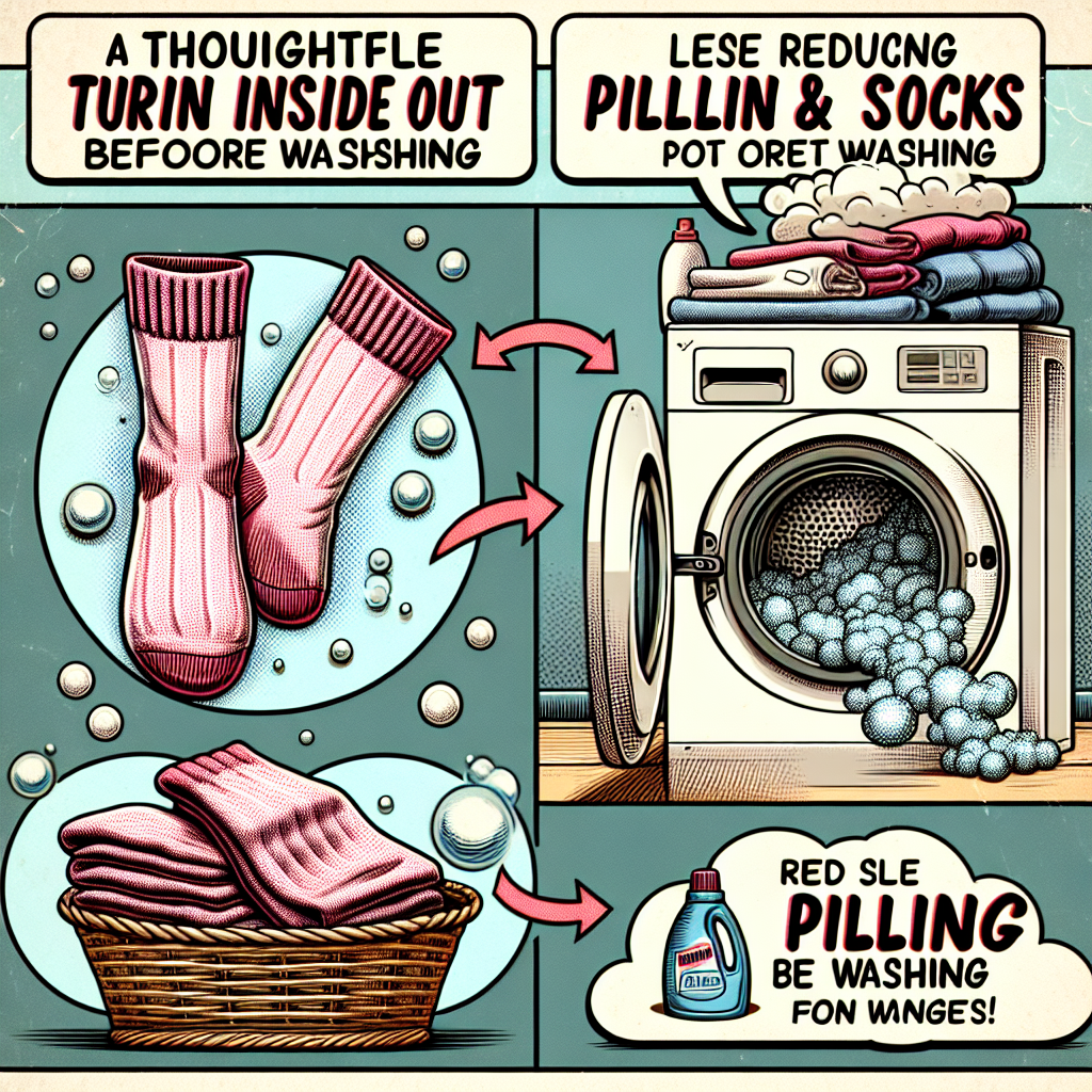 양말 뒤집어 세탁, 보풀 줄어드는 방법