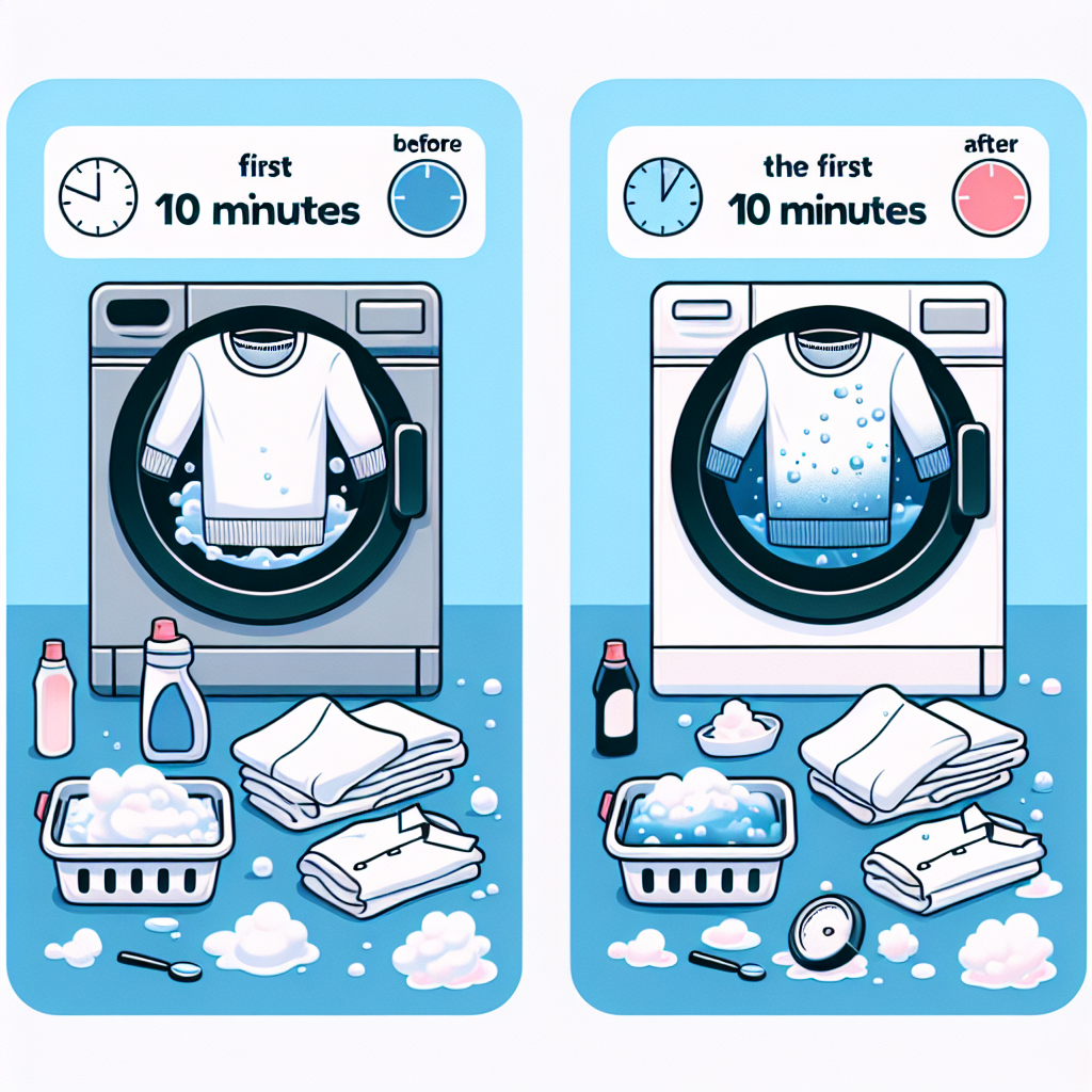 흰옷 변색 방지, 세탁 전 10분이 중요한 이유