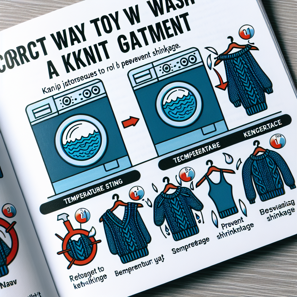 니트 세탁법, 줄어듦 막는 온도 기준