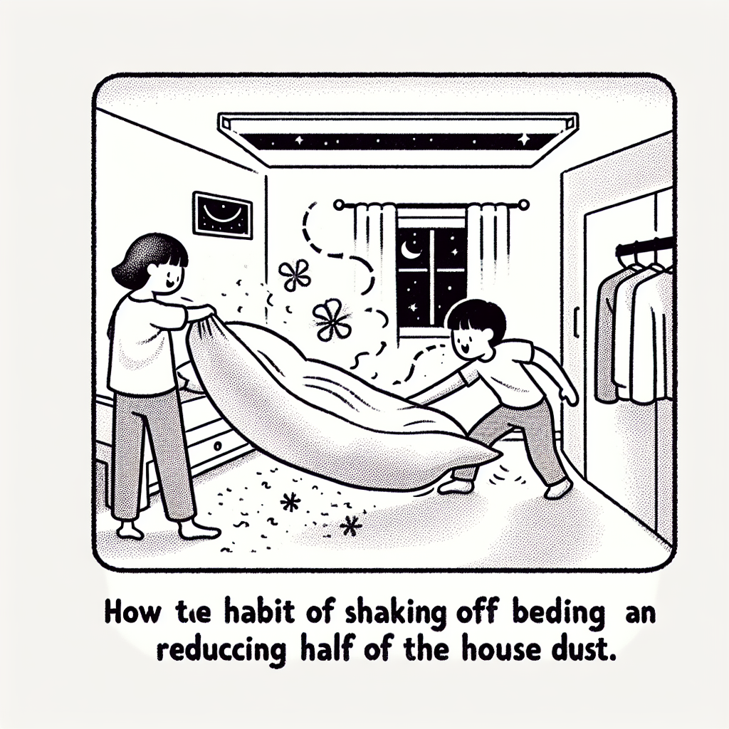 침구 털기 습관, 집 먼지 절반 줄어드는 이유