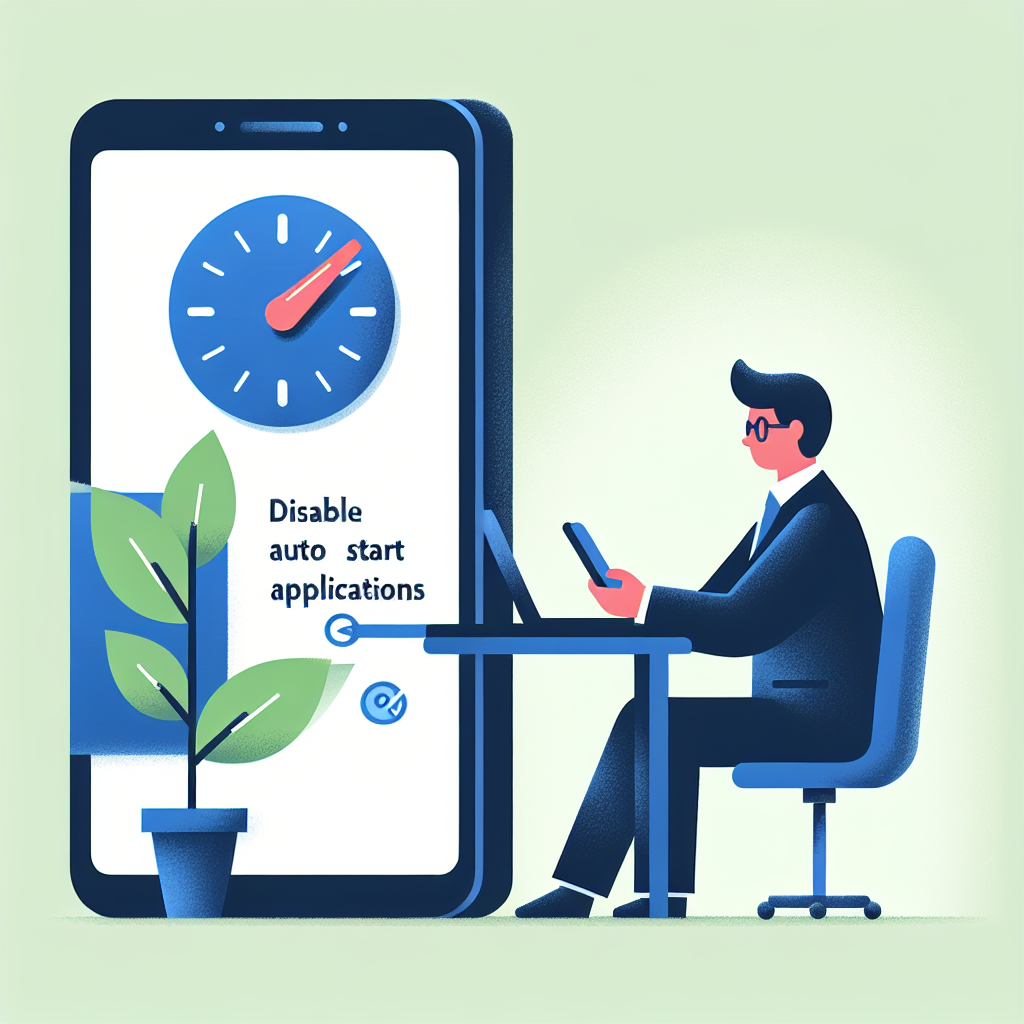 앱 자동실행 해제, 속도 체감 달라지는 이유