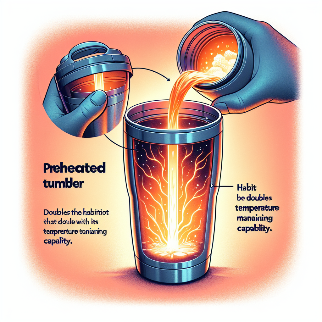 텀블러 예열, 보온 2배 유지되는 기본 습관