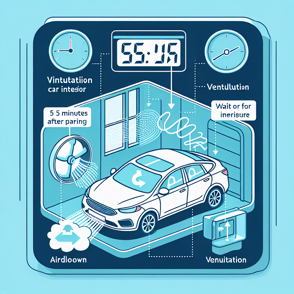 차량 내부 환기, 주차 후 5분이 중요한 이유