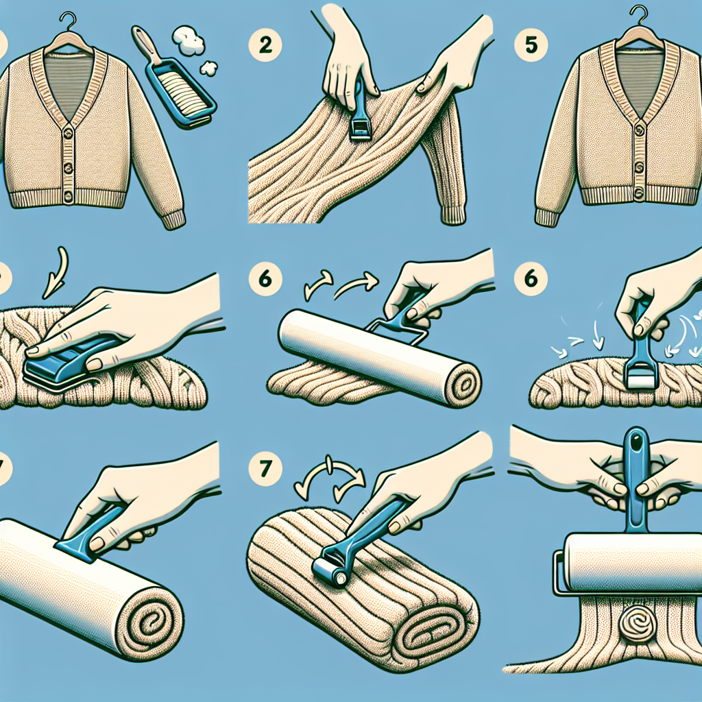 니트 보풀 제거, 옷 망가뜨리지 않고 제거하는 법