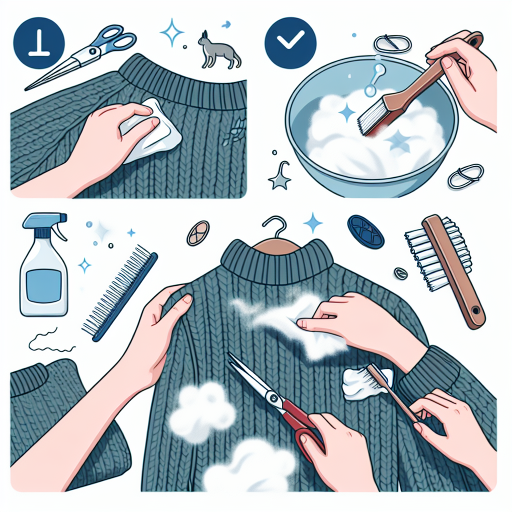 니트 보풀 제거, 옷 망가뜨리지 않고 제거하는 법