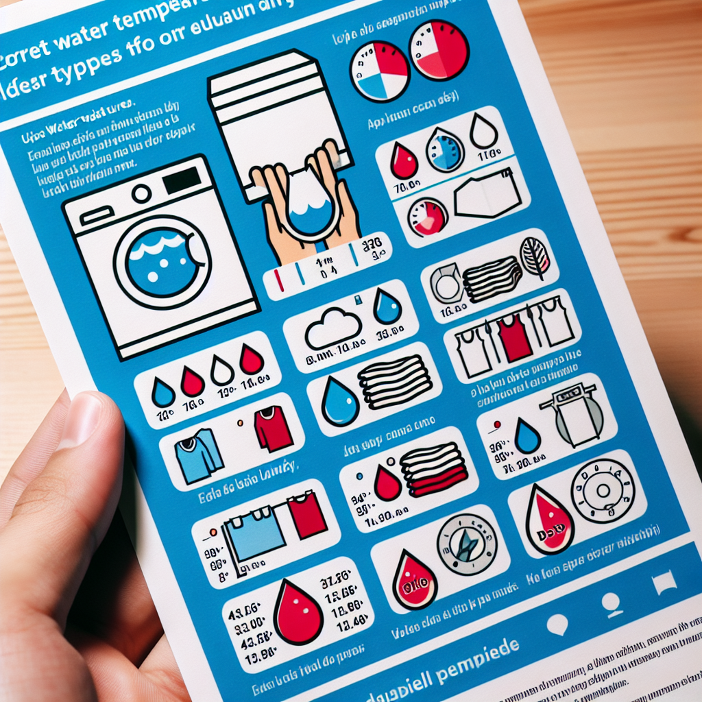 세탁기 용량 활용, 빨래 제대로 돌리는 물 온도 가이드