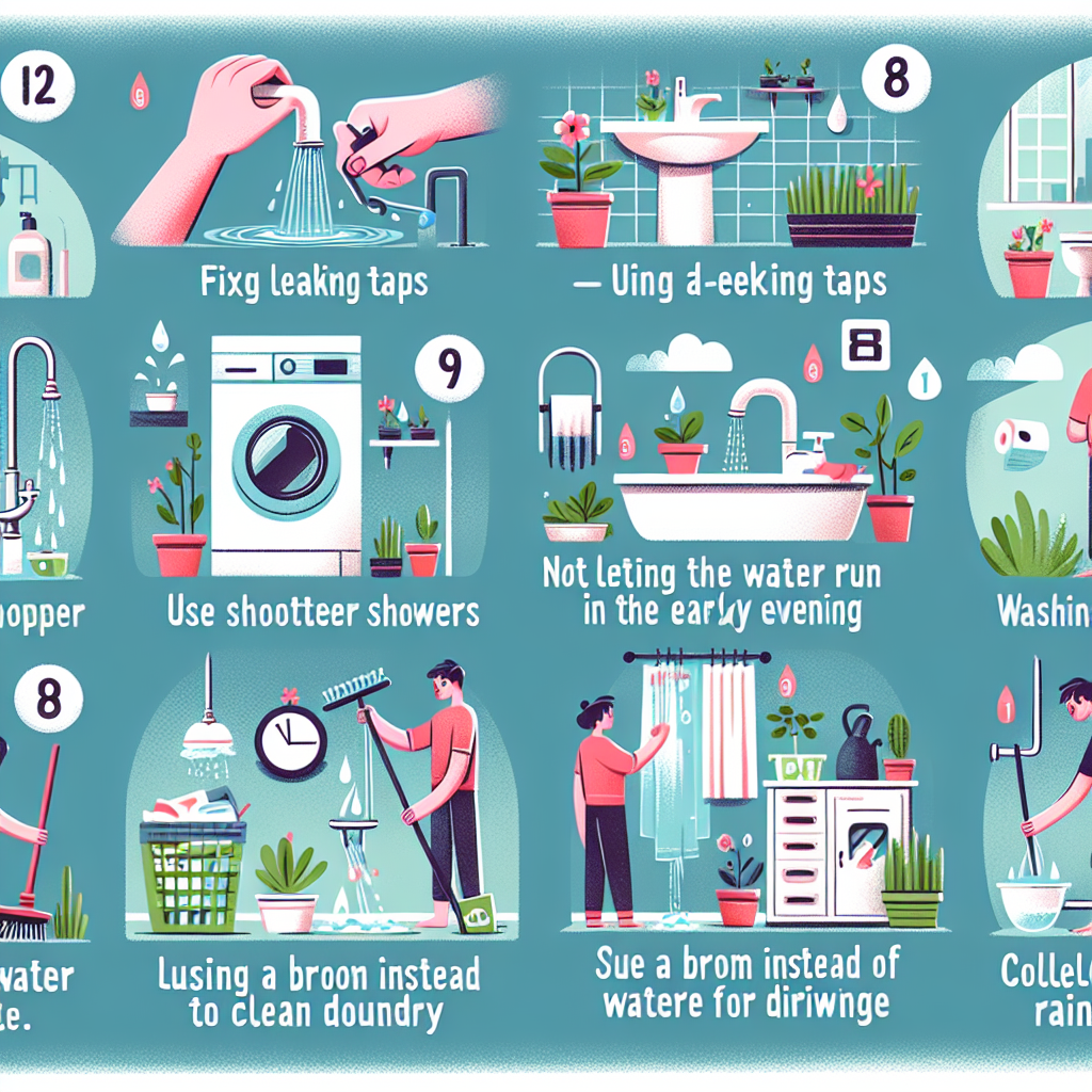 수도세 줄이는 법, 일상에서 물 아끼는 꿀팁 10선