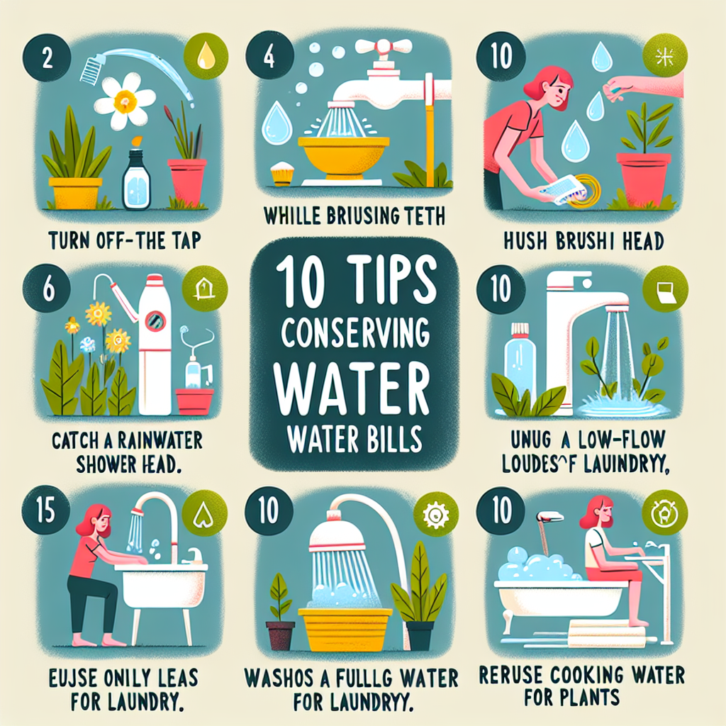 수도세 줄이는 법, 일상에서 물 아끼는 꿀팁 10선