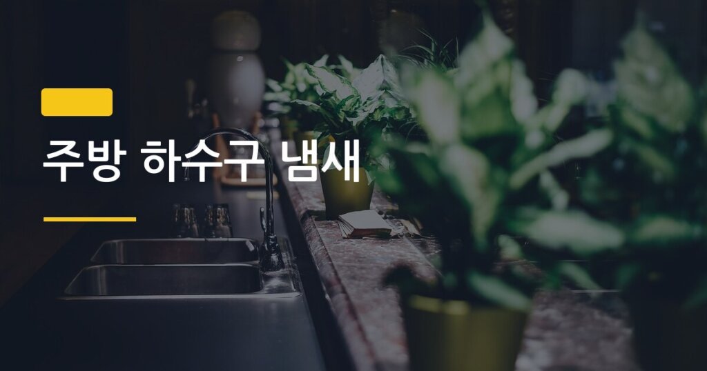 주방 하수구 냄새, 3가지 원인 직접 찾아내고 하나씩 잡은 후기