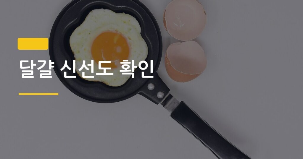 달걀 신선도 확인, 물컵 하나로 3초 만에 알아내는 4가지 방법