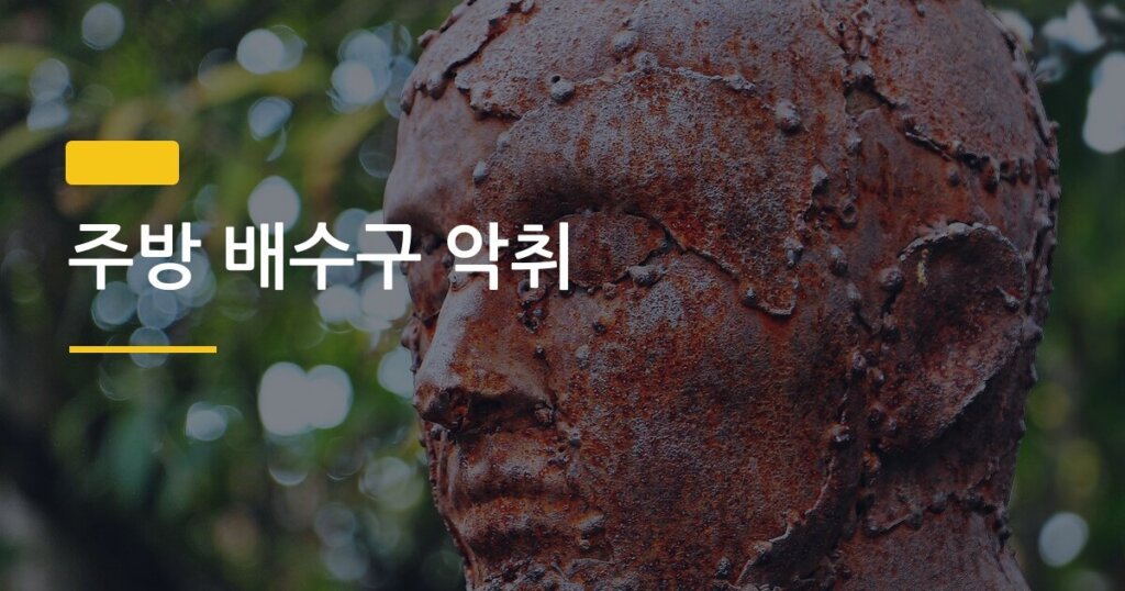 주방 배수구 악취, 베이킹소다 하나로 싹 잡을 수 있을까