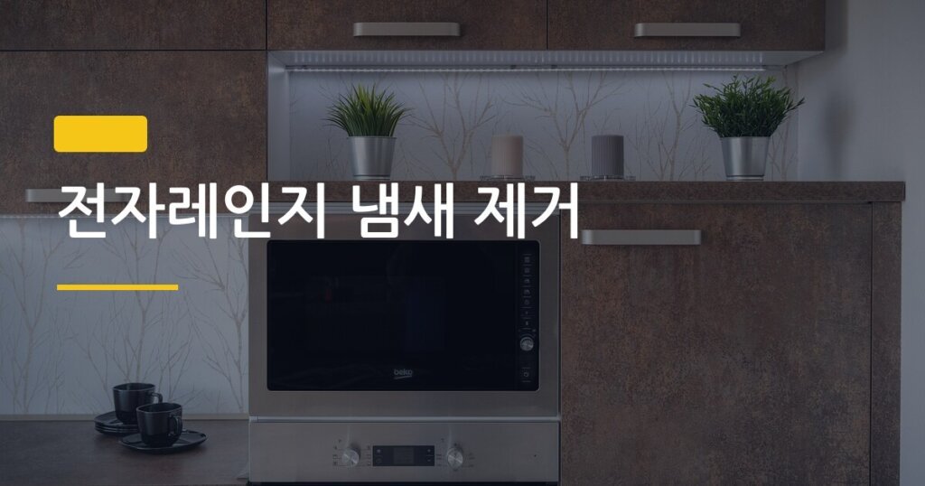 전자레인지 냄새 제거, 레몬 하나로 5분 만에 끝나는 진짜 방법