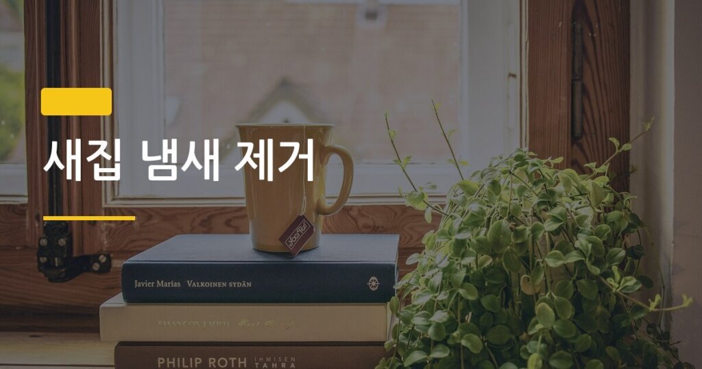새집 냄새 제거, 환기 순서 하나 바꿨더니 3일 만에 잡혔다